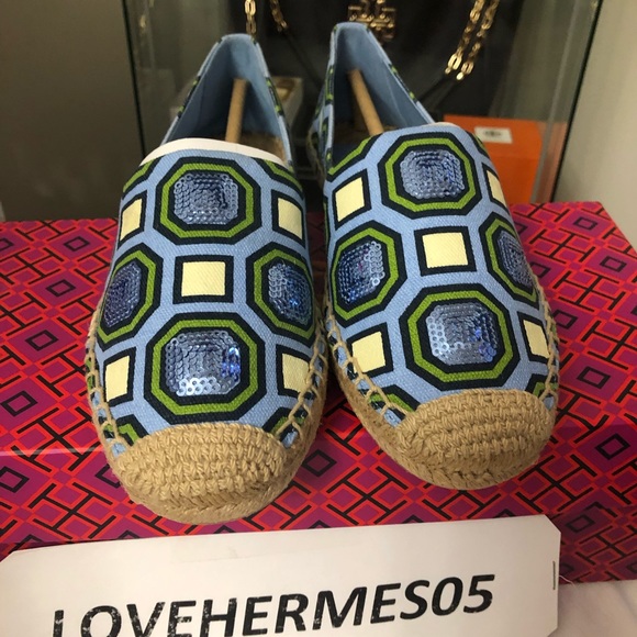 New Tory Burch Espadrille slide size 7 - Picture 4 of 8